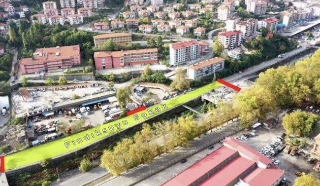 Zonguldak Fındıksuyu sokak 30 gün trafiğe kapatılacak