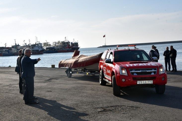 Kdz.Ereğli Bozhane limanında deniz kirliliği tatbikatı yapıldı