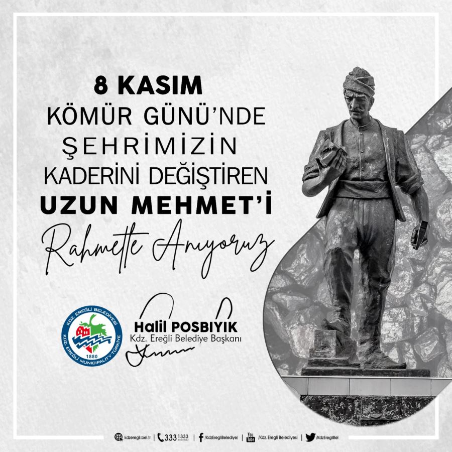 BAŞKAN POSBIYIK, UZUN MEHMET VE MADEN ŞEHİTLERİNİ ANDI