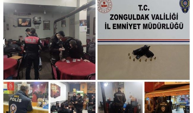 Zonguldak’ta huzur operasyonu