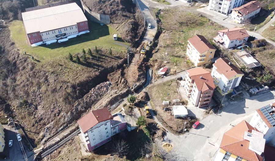 BÖLGEDE YAĞMUR SUYU TAŞKINLARI ÖNLENECEK..