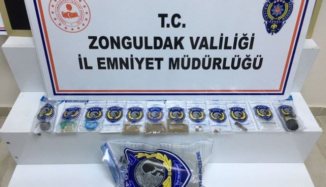 Zonguldak Narkotim ekibinden uyuşturucu operasyonu