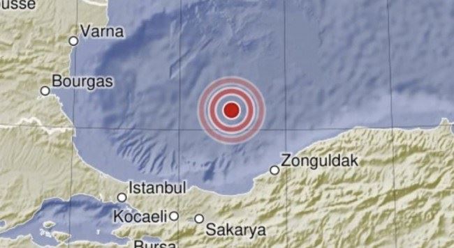 Zonguldak açıklarında deprem