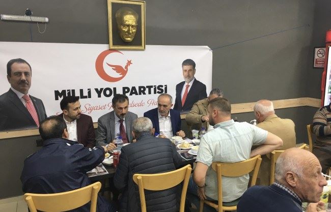 Kdz.Ereğli Milli Yol Partisi üyeleri iftarda buluştu