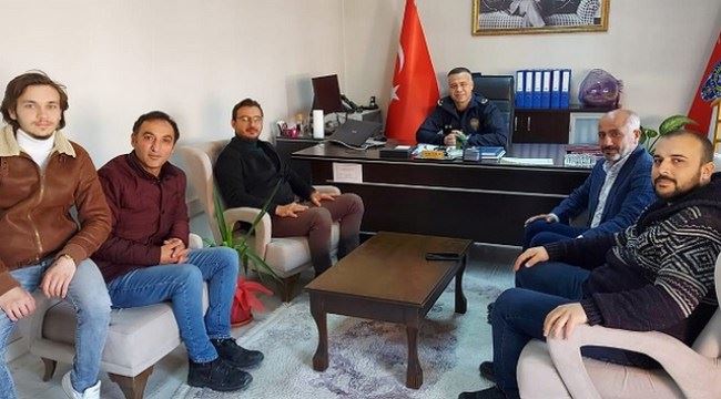 BATİYAC’tan Alaplı İlçe Emniyet Müdürü Hakan Çelik’e ziyaret