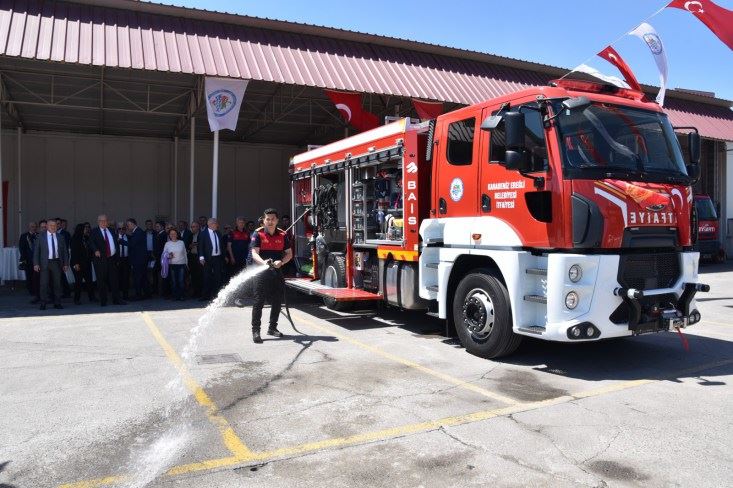 Bölgenin en donanımlı itfaiye aracı Kdz.Ereğli Belediyesinde