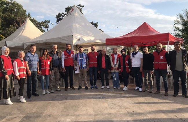 Kaymakam Yapıcı’dan Kızılay’a teşekkür belgesi