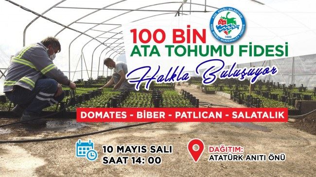 Kdz.Ereğli Belediyesi 100 bin adet Ata Tohumu fidesi dağıtacak