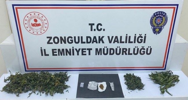 Zonguldak merkezde uyuşturucu operasyonu