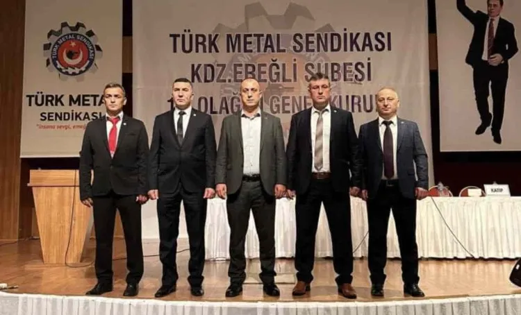 Türk Metal Sendikası Kdz.Ereğli Şubesi 13.kongresini gerçekleştirdi