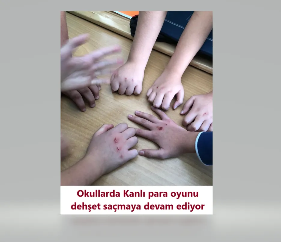 Öğrencilerin kanlı oyunu! Okullarda giderek yayılıyor