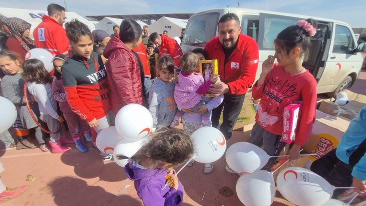 Türk Kızılay’ı Kdz.Ereğli şubesi Adıyaman’da