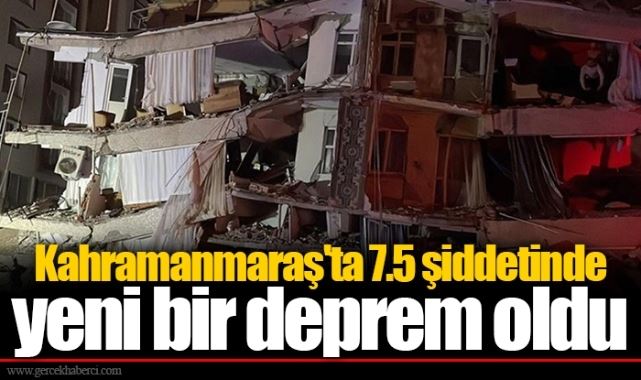 Son Dakika.. Kahramanmaraş