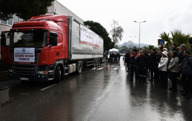 Kdz.Ereğli Belediyesinden 10.tır yola çıktı