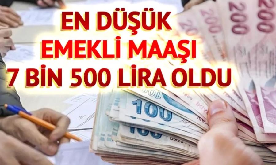 SON DAKİKA | 5 bin 500 lira olan en düşük emekli maaşlarına zam!