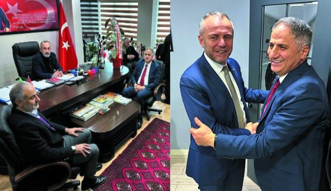 Ereğli’nin adayı Ziraat Odası ve TSO’yu ziyaret etti