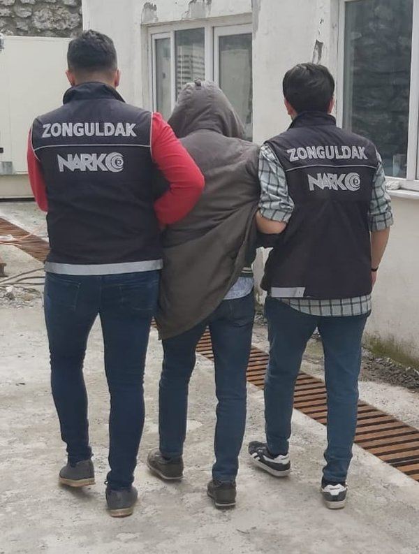 Zonguldak’ta eş zamanlı uyuştucu baskını