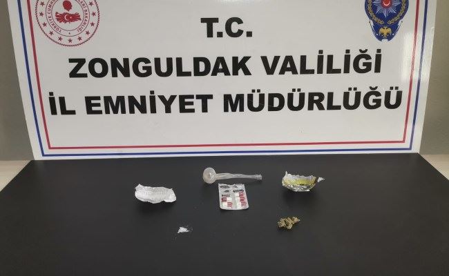 Kdz.Ereğli’de 8 şüpheli şahıstan uyuşturucu çıktı