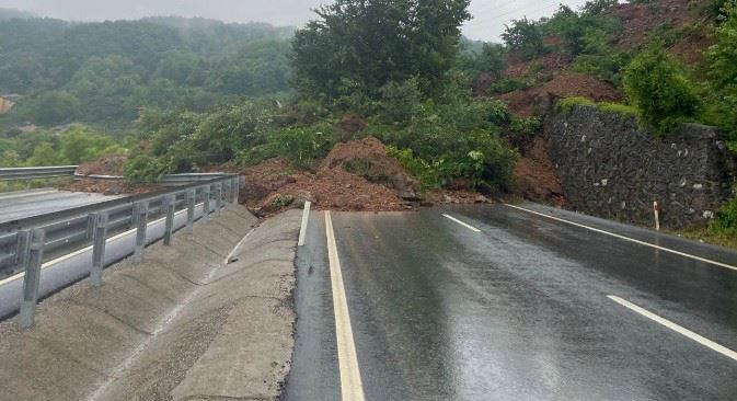 Zonguldak yolu kapandı