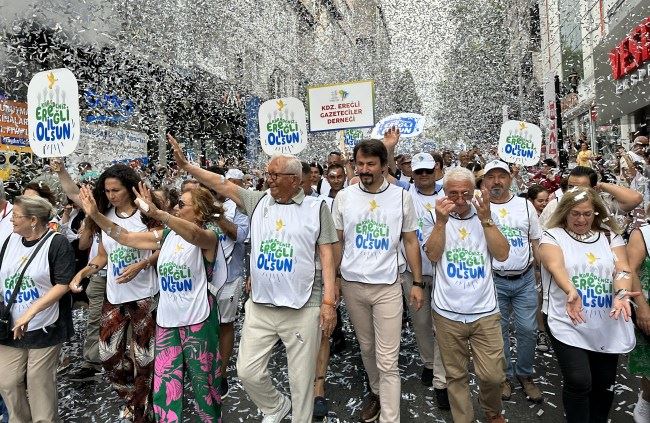 ‘Kdz.Ereğli il olsun’ diye yürüdüler