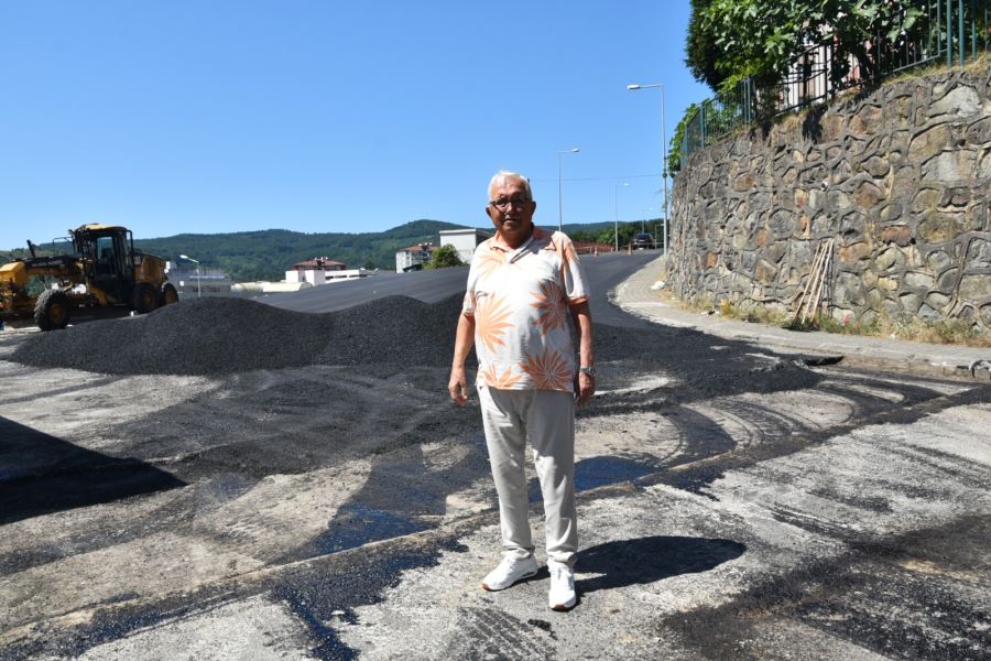 BAŞKAN POSBIYIK, ASFALT ÇALIŞMALARINI YERİNDE İNCELEDİ