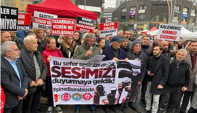 Zonguldak’ta gazeteciler eylem’de: “Artık Yeter”