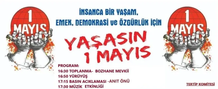 1 Mayıs yürüyüşüne çağrı