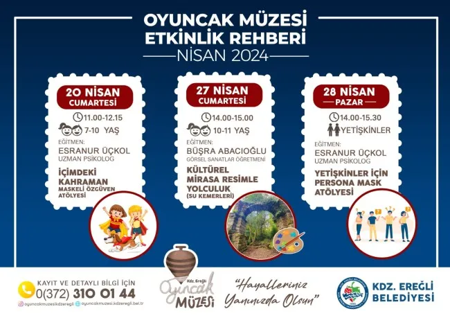 Oyuncak Müzesi Nisan ayı atölye programı