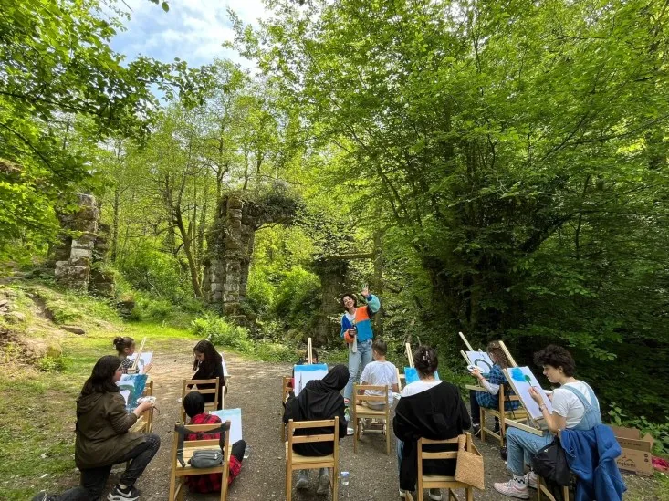 Su kemerlerine sanatla yolculuk