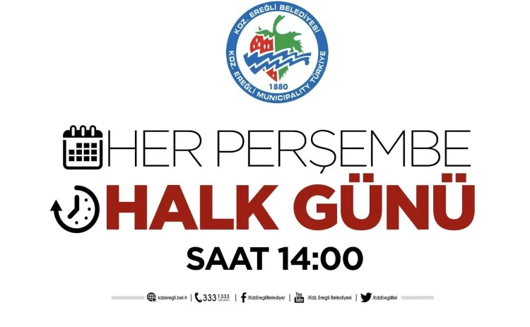 Kdz.Ereğli Belediyesinde halk toplantıları yeniden başlıyor