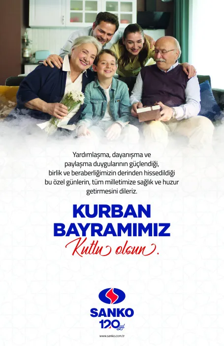 SANKO HOLDİNGİN KURBAN BAYRAMI KUTLAMA İLANI