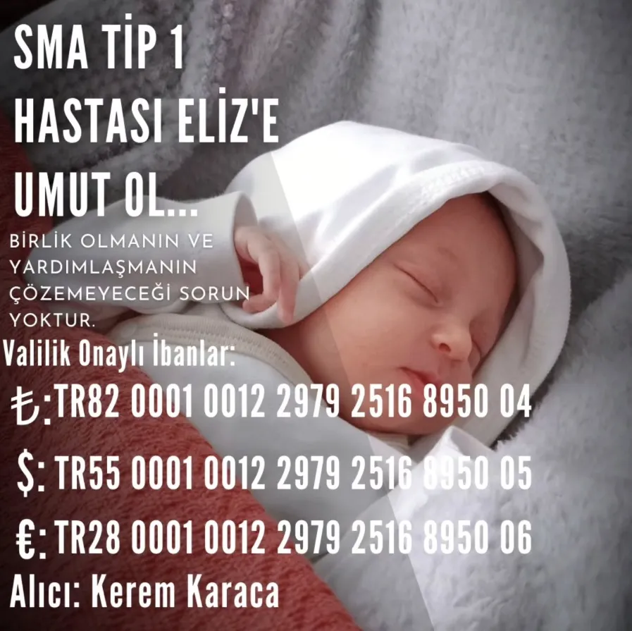  SMA TIP1 HASTASI ELİZ’E UMUT OL!