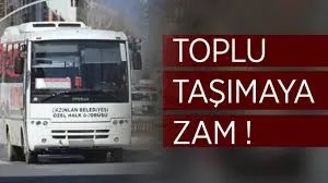 Kdz.Ereğli’de toplu taşımaya zam